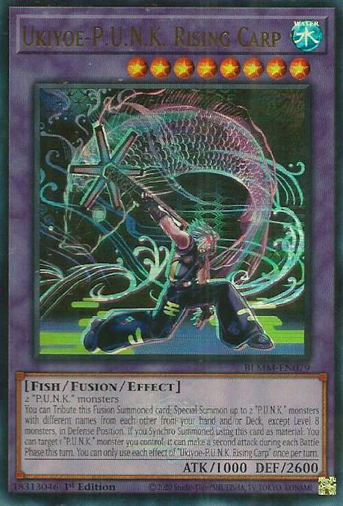 Ukiyoe-P.U.N.K. Rising Carp [BLMM-EN079] Ultra Rare | Exor Games New Glasgow