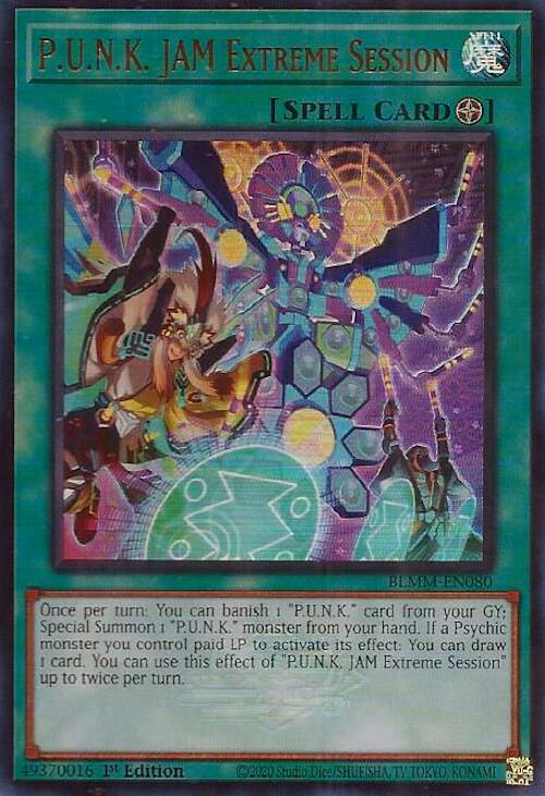 P.U.N.K. JAM Extreme Session [BLMM-EN080] Ultra Rare | Exor Games New Glasgow