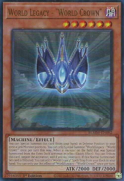 World Legacy - "World Crown" [BLMM-EN082] Ultra Rare | Exor Games New Glasgow