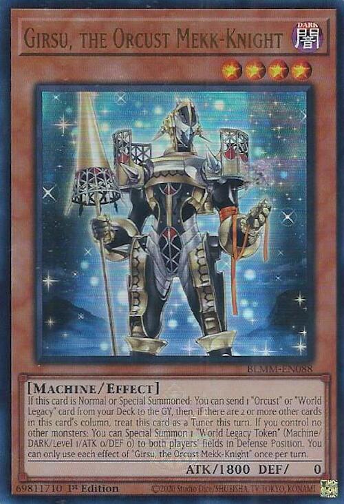 Girsu, the Orcust Mekk-Knight [BLMM-EN088] Ultra Rare | Exor Games New Glasgow