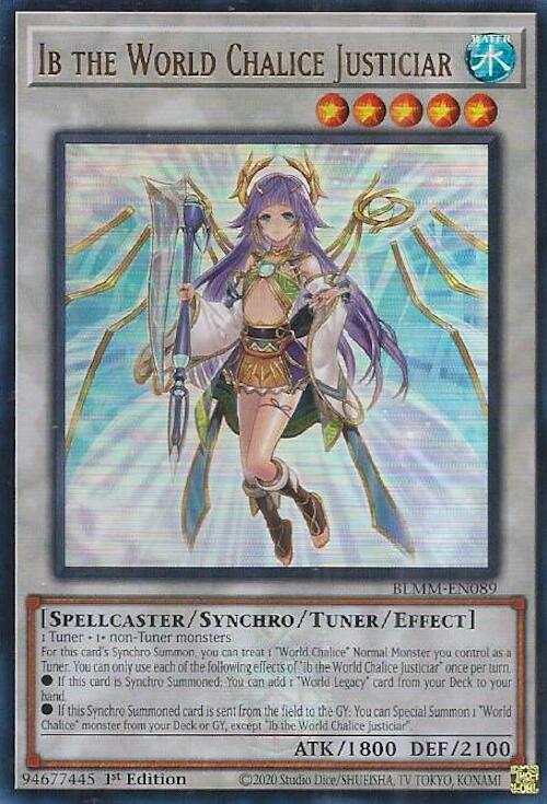 Ib the World Chalice Justiciar [BLMM-EN089] Ultra Rare | Exor Games New Glasgow