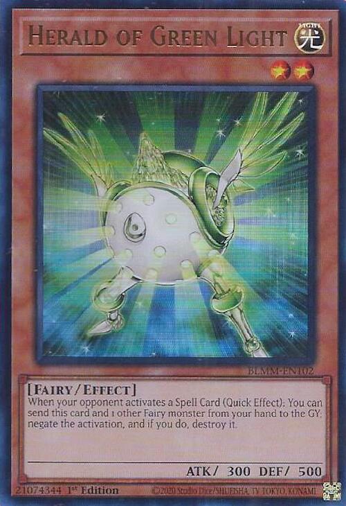 Herald of Green Light [BLMM-EN102] Ultra Rare | Exor Games New Glasgow