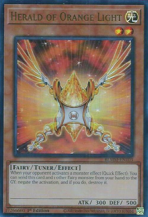 Herald of Orange Light [BLMM-EN103] Ultra Rare | Exor Games New Glasgow