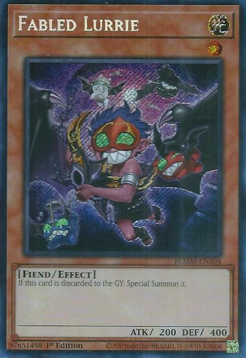 Fabled Lurrie [BLMM-EN104] Secret Rare | Exor Games New Glasgow