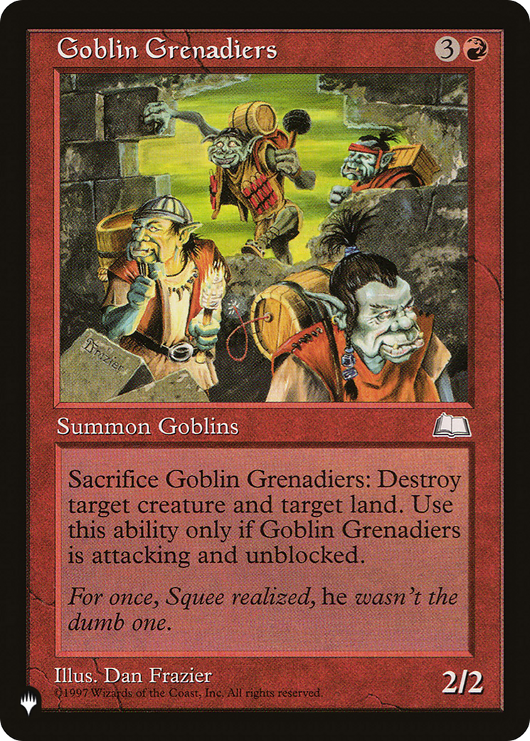 Goblin Grenadiers [The List Reprints] | Exor Games New Glasgow