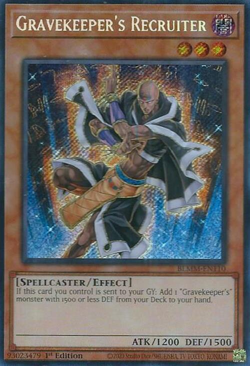 Gravekeeper's Recruiter [BLMM-EN110] Secret Rare | Exor Games New Glasgow