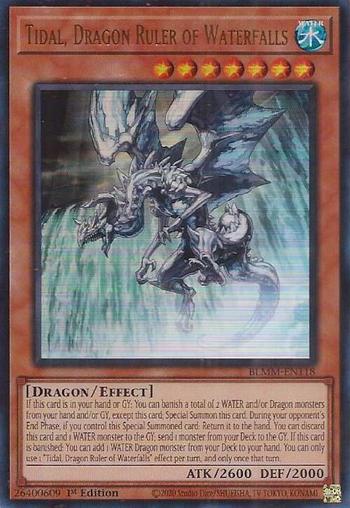 Tidal, Dragon Ruler of Waterfalls [BLMM-EN118] Ultra Rare | Exor Games New Glasgow