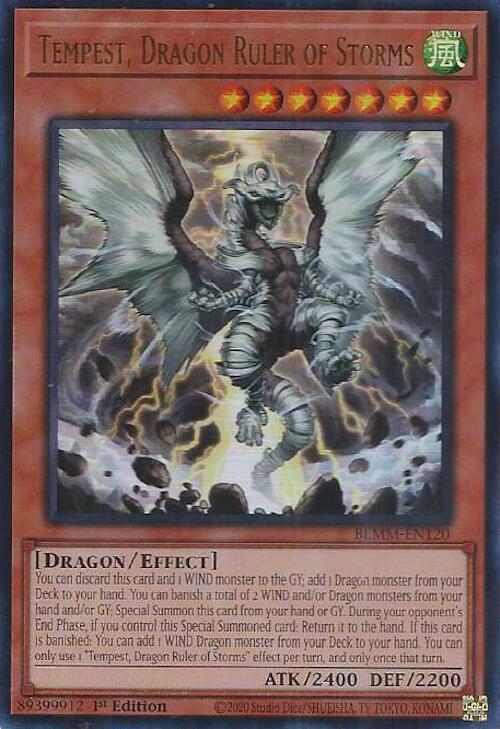Tempest, Dragon Ruler of Storms [BLMM-EN120] Ultra Rare | Exor Games New Glasgow