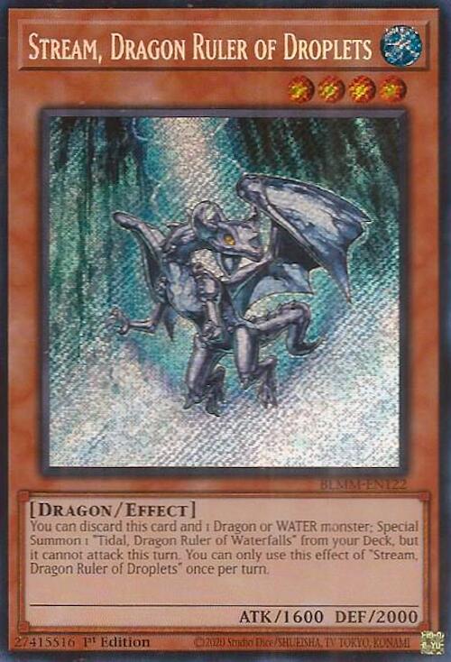 Stream, Dragon Ruler of Droplets [BLMM-EN122] Secret Rare | Exor Games New Glasgow