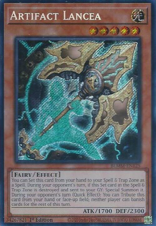 Artifact Lancea [BLMM-EN125] Secret Rare | Exor Games New Glasgow