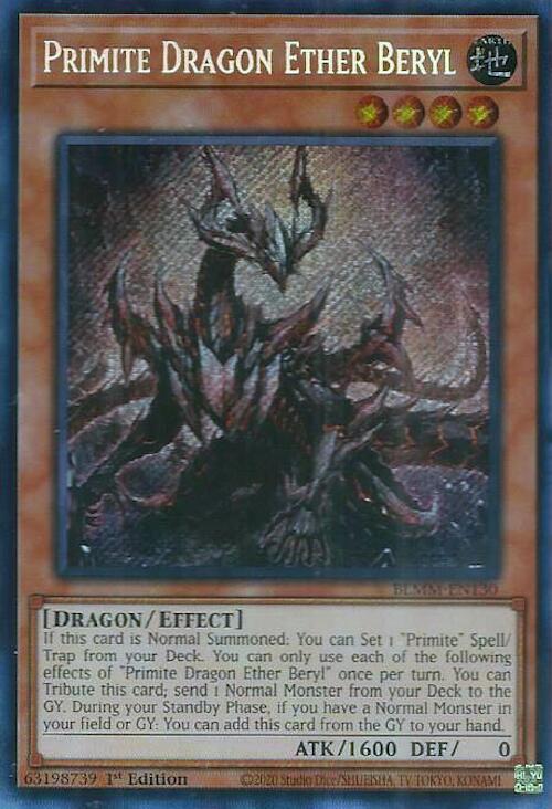 Primite Dragon Ether Beryl [BLMM-EN130] Secret Rare | Exor Games New Glasgow