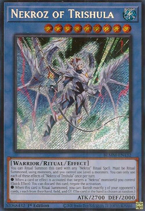 Nekroz of Trishula [BLMM-EN132] Secret Rare | Exor Games New Glasgow