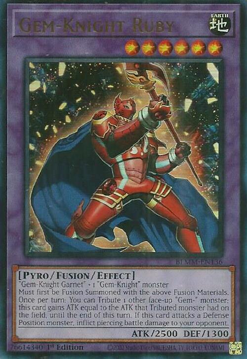 Gem-Knight Ruby [BLMM-EN136] Ultra Rare | Exor Games New Glasgow