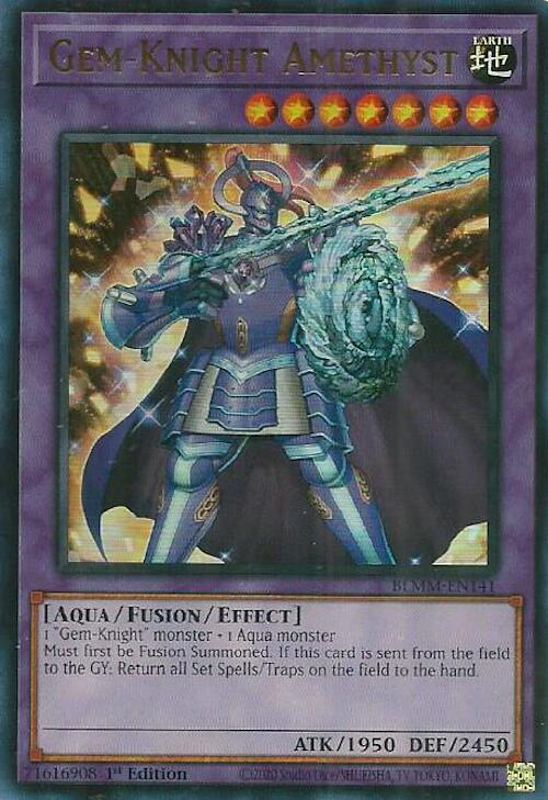 Gem-Knight Amethyst [BLMM-EN141] Ultra Rare | Exor Games New Glasgow