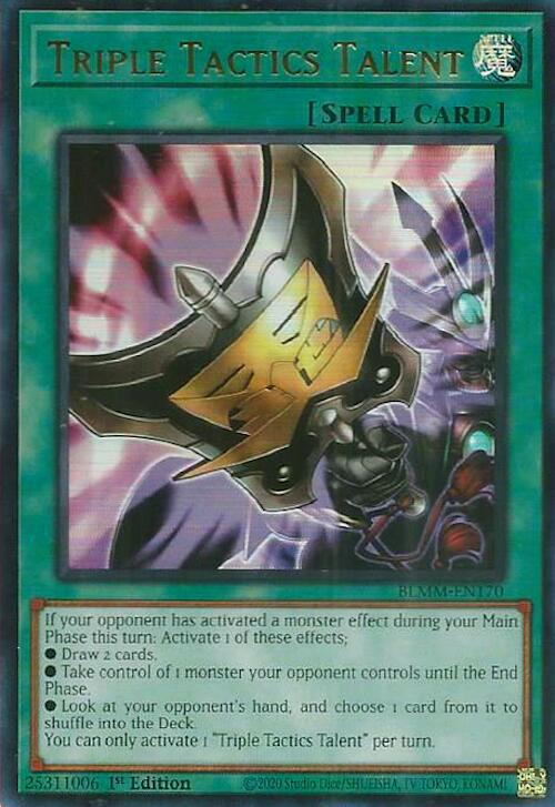 Triple Tactics Talent [BLMM-EN170] Ultra Rare | Exor Games New Glasgow