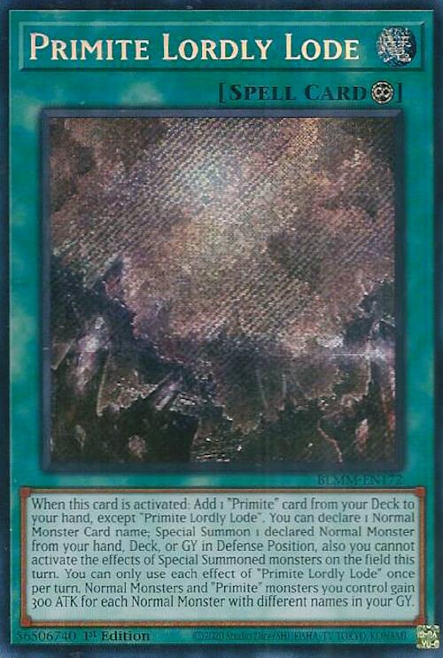 Primite Lordly Lode [BLMM-EN172] Secret Rare | Exor Games New Glasgow