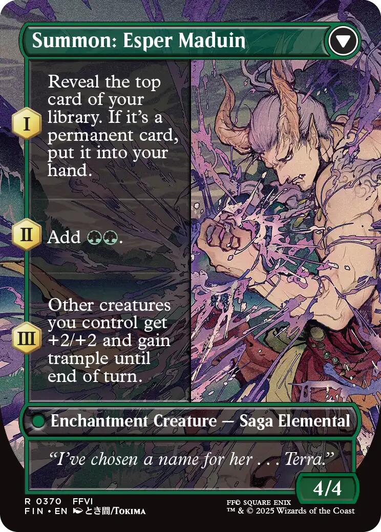 Esper Origins // Summon: Esper Maduin (Borderless) [FINAL FANTASY] | Exor Games New Glasgow