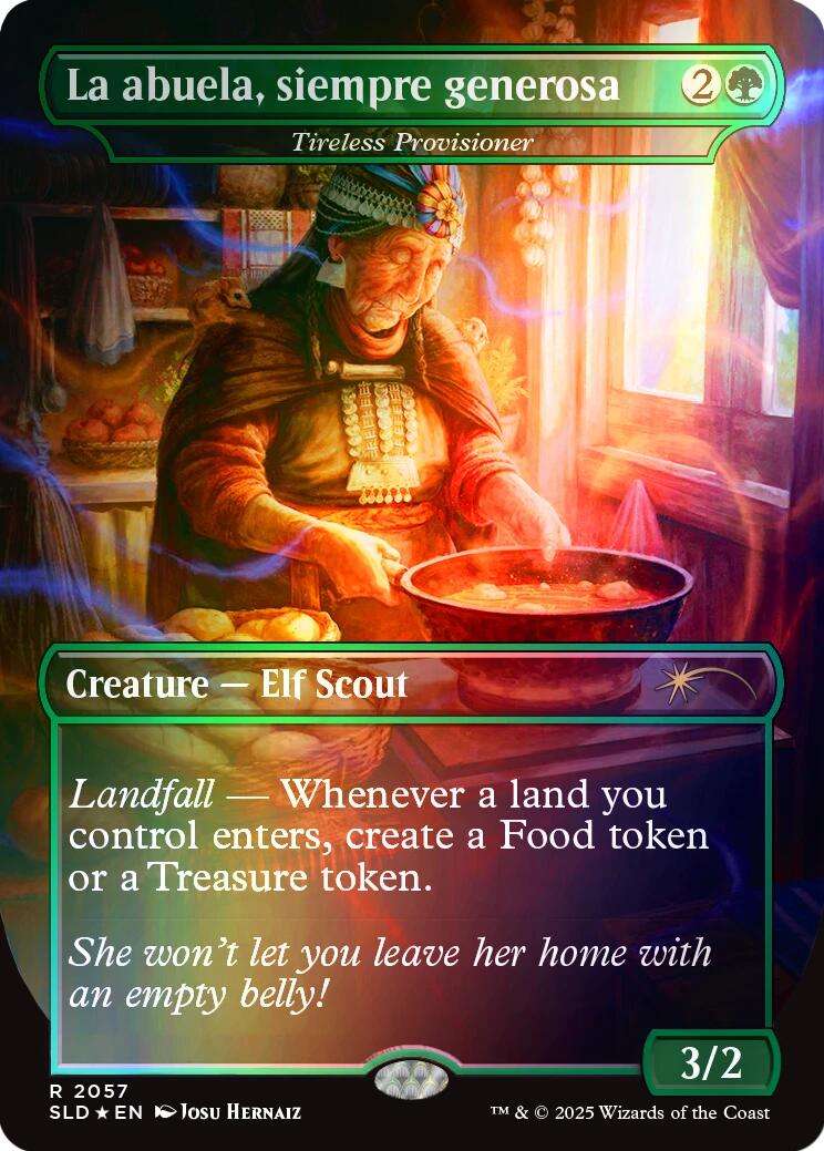 La abuela, siempre generosa - Tireless Provisioner (Rainbow Foil) [Secret Lair Drop Series] | Exor Games New Glasgow