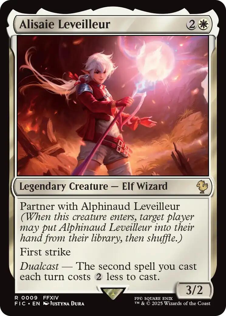 Alisaie Leveilleur (Surge Foil) [FINAL FANTASY Commander] | Exor Games New Glasgow