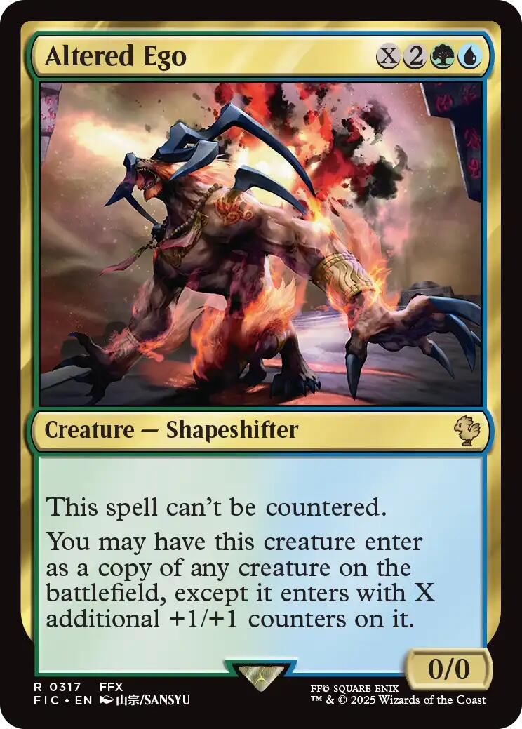 Altered Ego (Surge Foil) [FINAL FANTASY Commander] | Exor Games New Glasgow