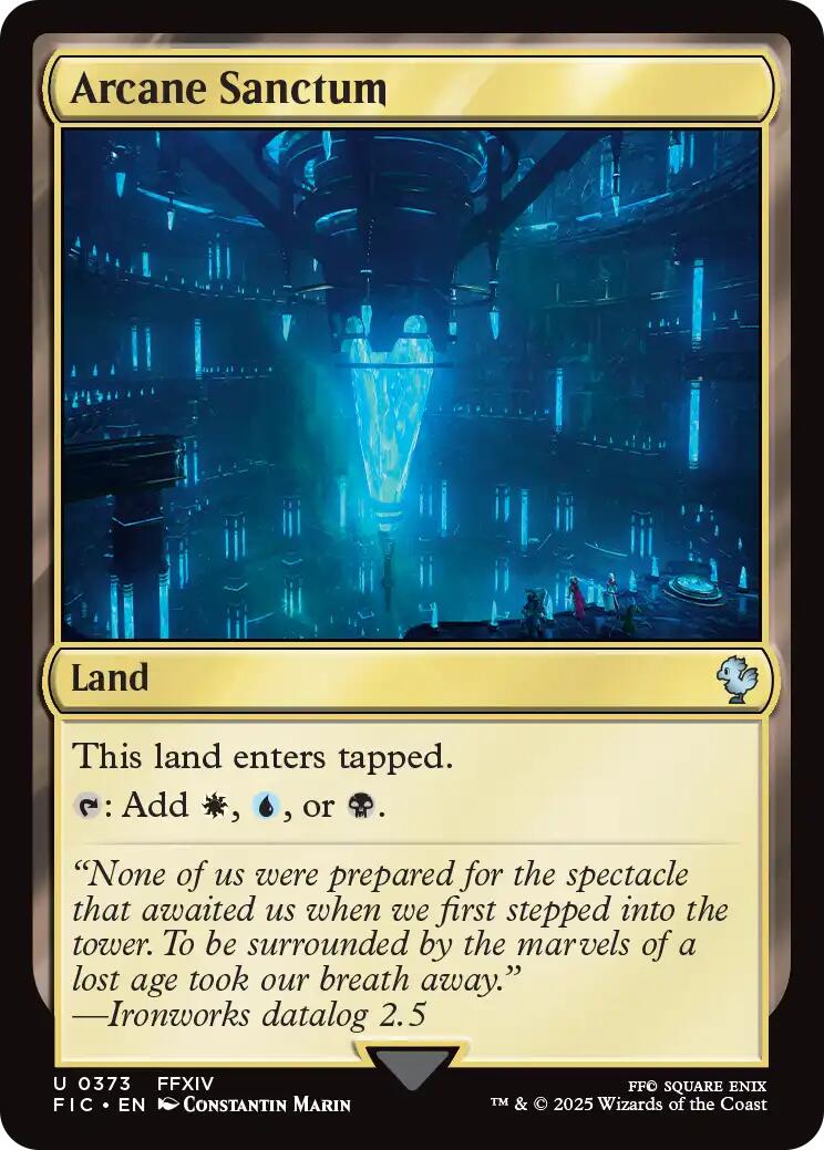 Arcane Sanctum (Surge Foil) [FINAL FANTASY Commander] | Exor Games New Glasgow