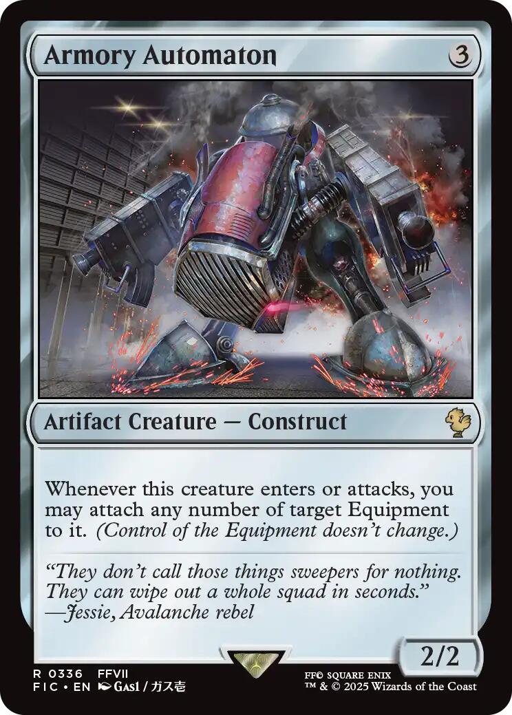 Armory Automaton (Surge Foil) [FINAL FANTASY Commander] | Exor Games New Glasgow