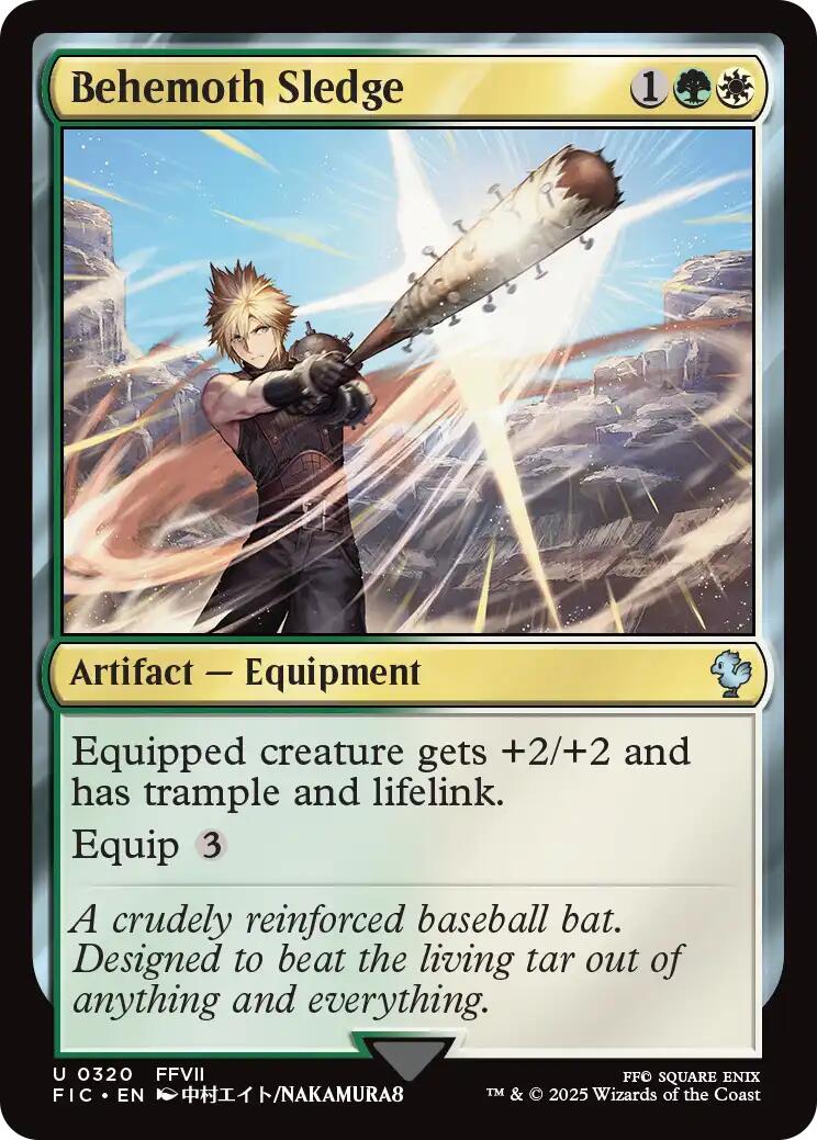 Behemoth Sledge (Surge Foil) [FINAL FANTASY Commander] | Exor Games New Glasgow