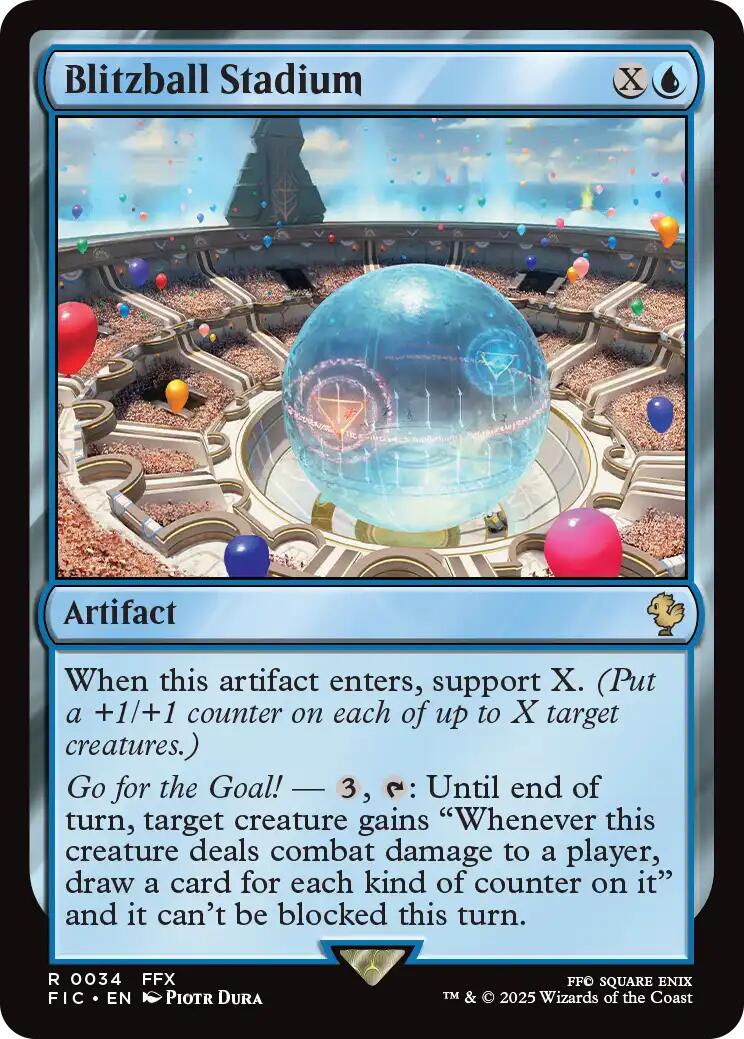 Blitzball Stadium (Surge Foil) [FINAL FANTASY Commander] | Exor Games New Glasgow