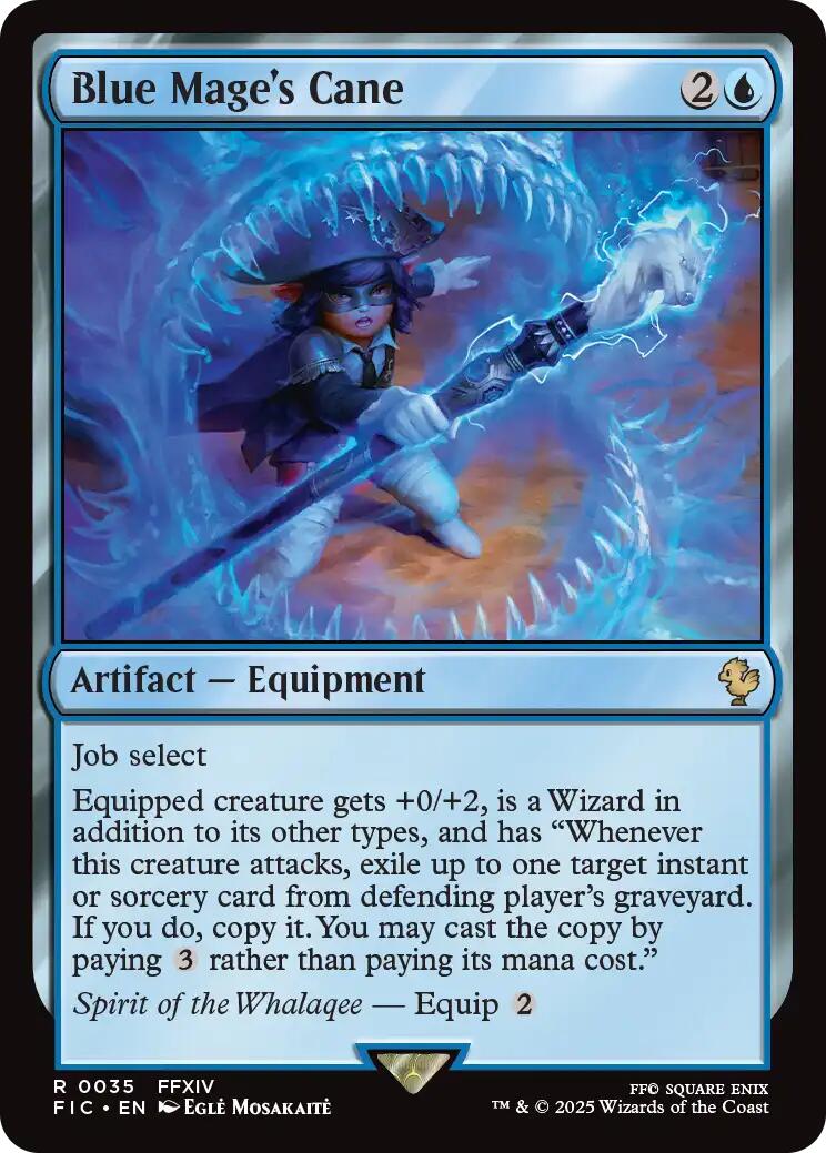 Blue Mage's Cane (Surge Foil) [FINAL FANTASY Commander] | Exor Games New Glasgow