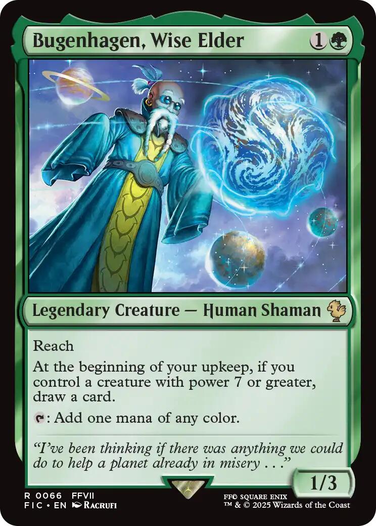 Bugenhagen, Wise Elder (Surge Foil) [FINAL FANTASY Commander] | Exor Games New Glasgow