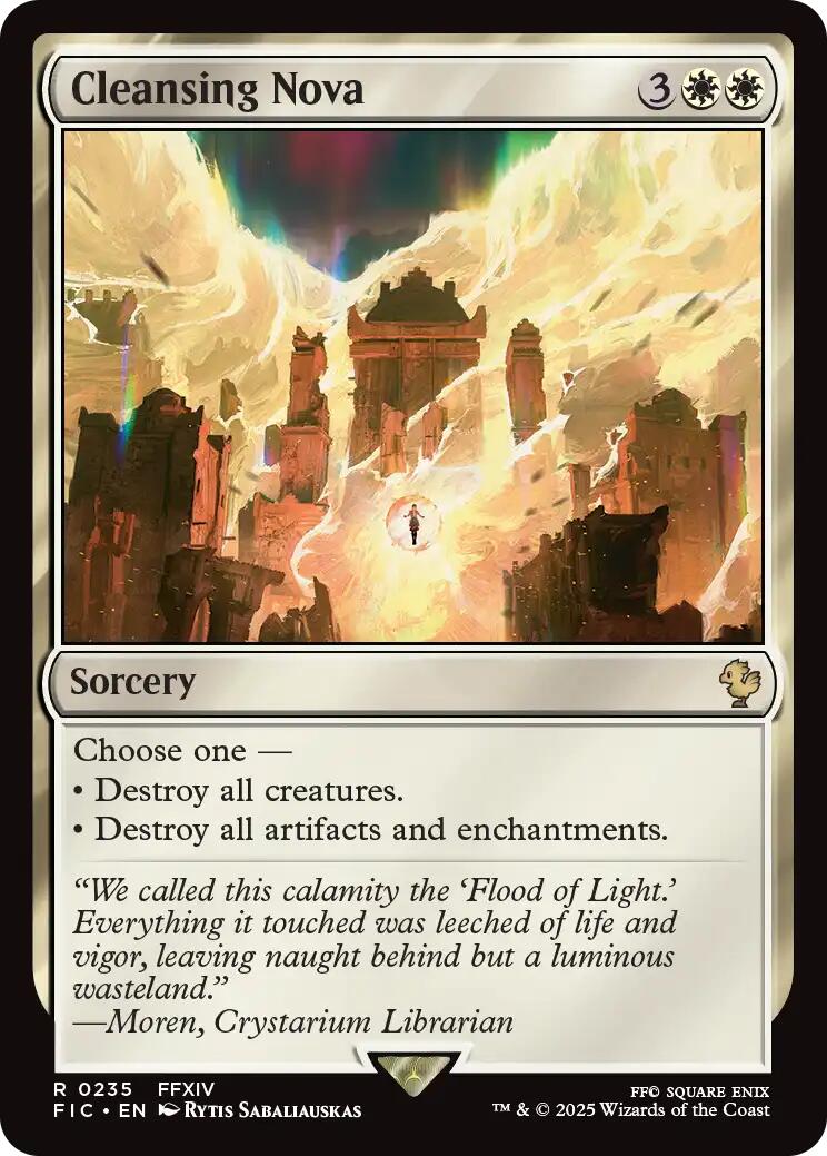 Cleansing Nova (Surge Foil) [FINAL FANTASY Commander] | Exor Games New Glasgow