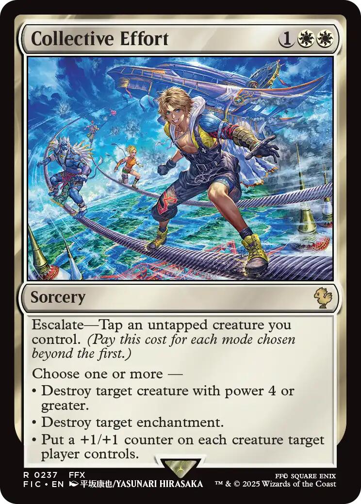 Collective Effort (Surge Foil) [FINAL FANTASY Commander] | Exor Games New Glasgow