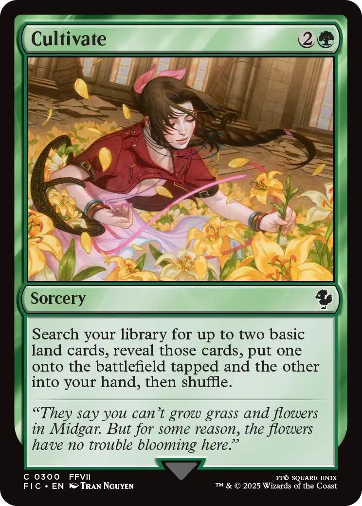 Cultivate (Surge Foil) [FINAL FANTASY Commander] | Exor Games New Glasgow