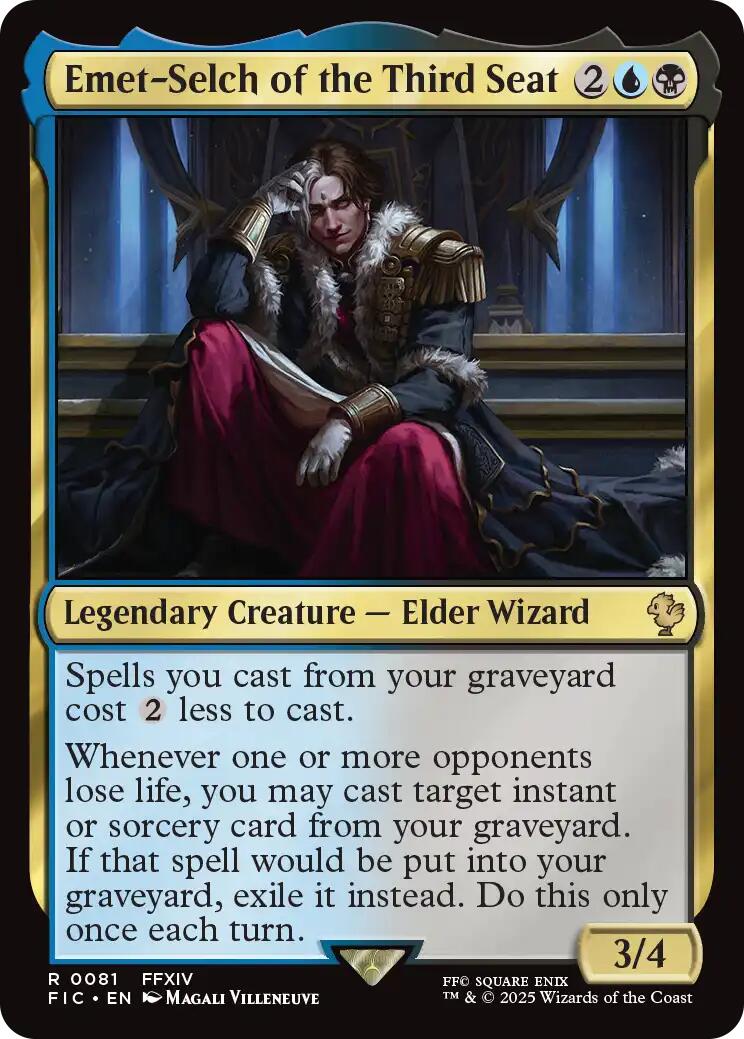 Emet-Selch of the Third Seat (Surge Foil) [FINAL FANTASY Commander] | Exor Games New Glasgow