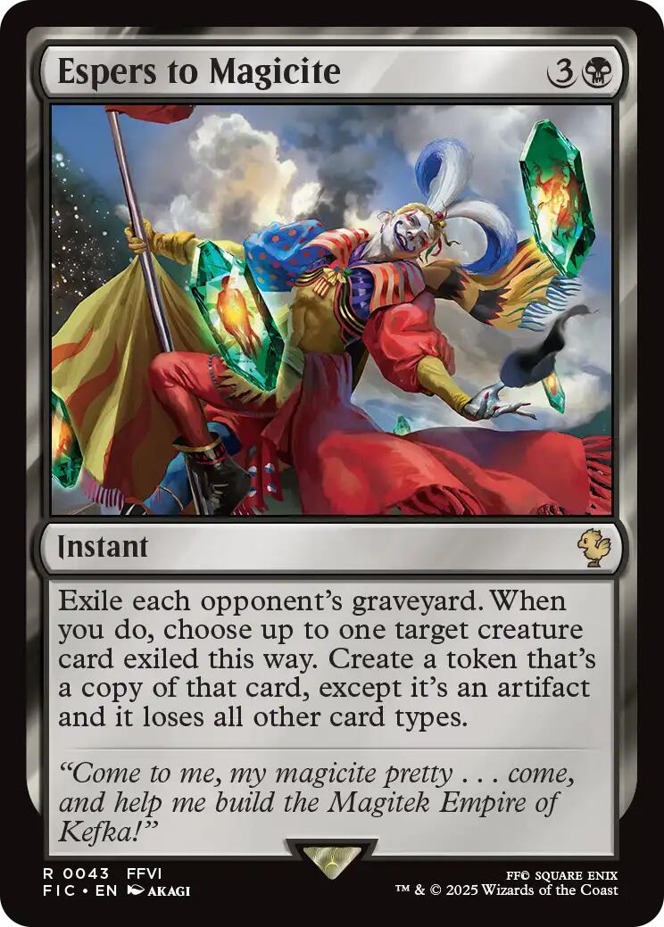 Espers to Magicite (Surge Foil) [FINAL FANTASY Commander] | Exor Games New Glasgow