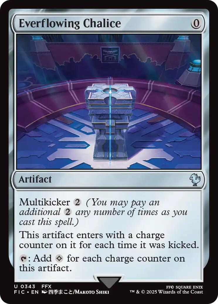 Everflowing Chalice (Surge Foil) [FINAL FANTASY Commander] | Exor Games New Glasgow