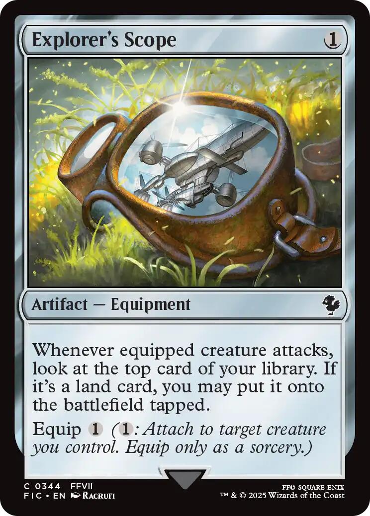 Explorer's Scope (Surge Foil) [FINAL FANTASY Commander] | Exor Games New Glasgow