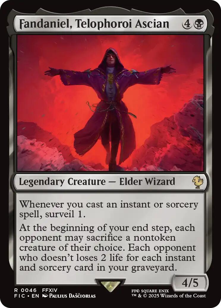 Fandaniel, Telophoroi Ascian (Surge Foil) [FINAL FANTASY Commander] | Exor Games New Glasgow