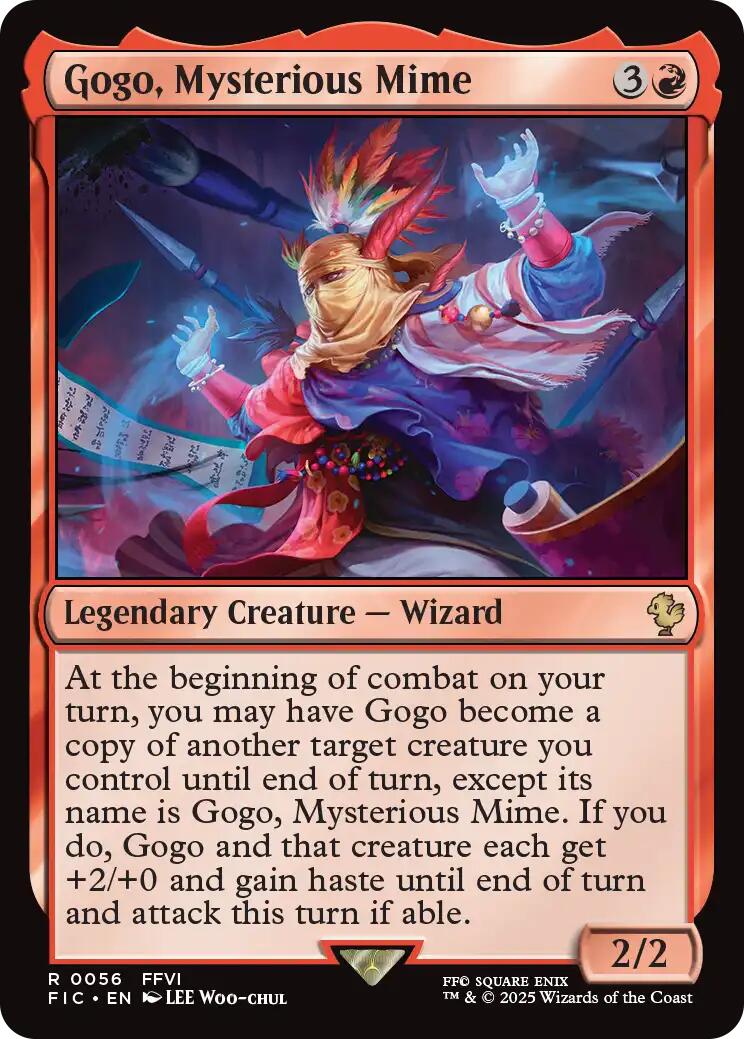 Gogo, Mysterious Mime (Surge Foil) [FINAL FANTASY Commander] | Exor Games New Glasgow