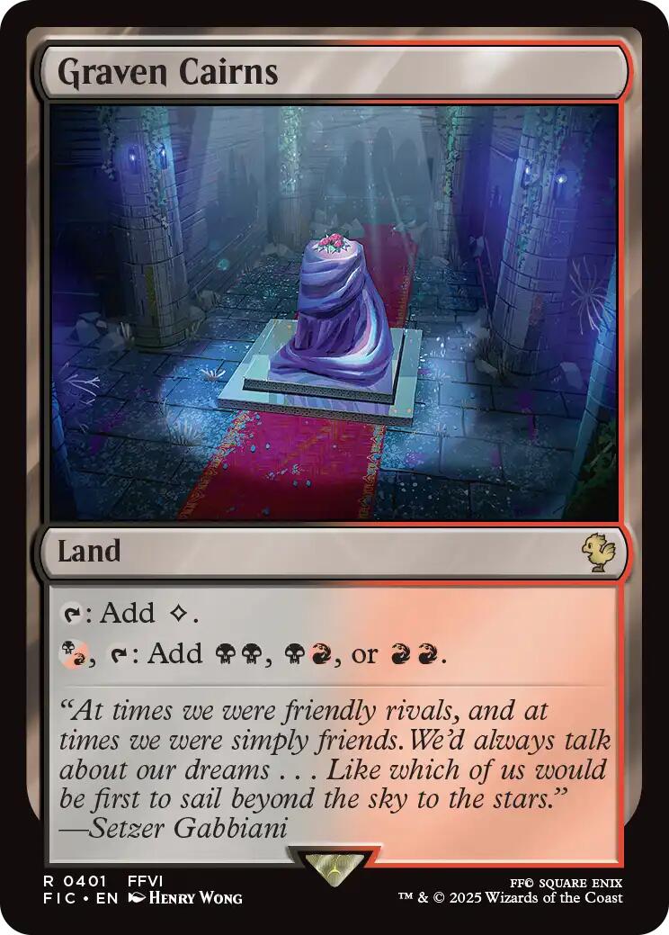 Graven Cairns (Surge Foil) [FINAL FANTASY Commander] | Exor Games New Glasgow