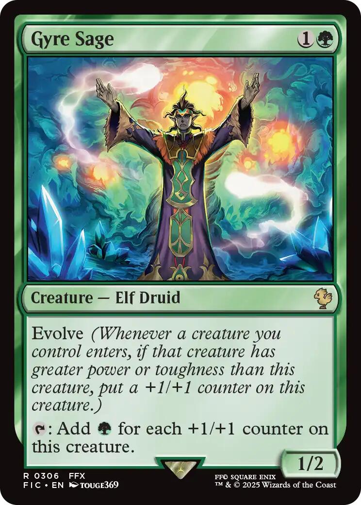 Gyre Sage (Surge Foil) [FINAL FANTASY Commander] | Exor Games New Glasgow