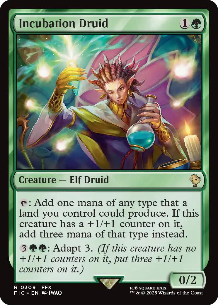Incubation Druid (Surge Foil) [FINAL FANTASY Commander] | Exor Games New Glasgow