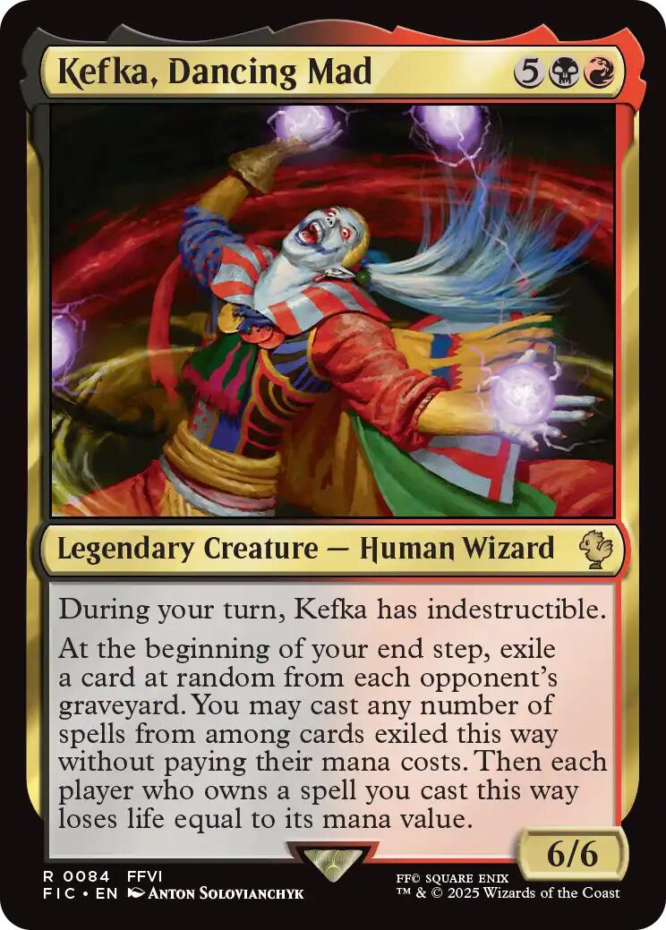 Kefka, Dancing Mad (Surge Foil) [FINAL FANTASY Commander] | Exor Games New Glasgow