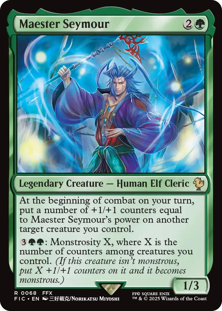 Maester Seymour (Surge Foil) [FINAL FANTASY Commander] | Exor Games New Glasgow