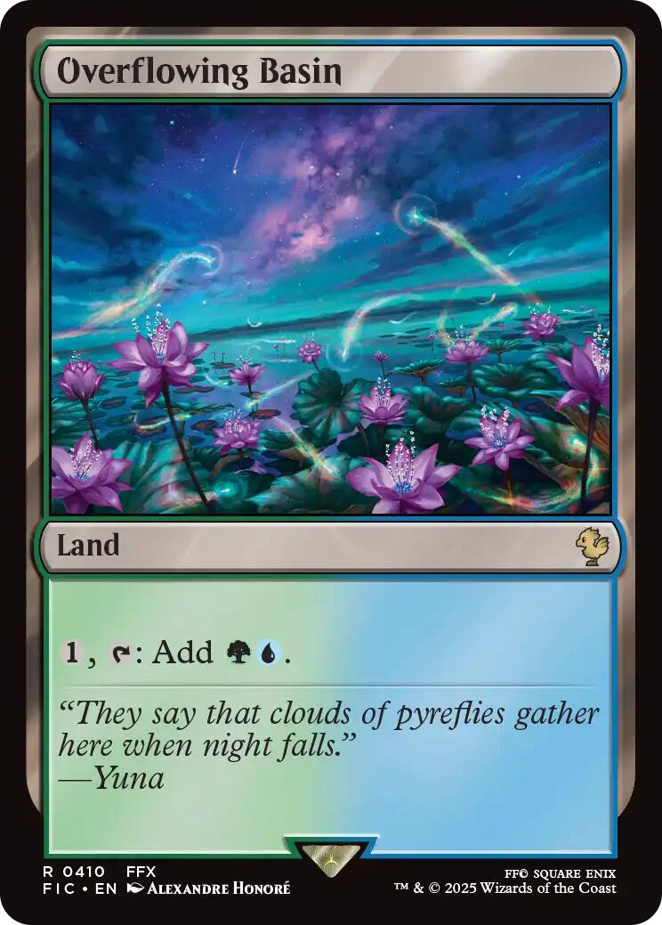Overflowing Basin (Surge Foil) [FINAL FANTASY Commander] | Exor Games New Glasgow