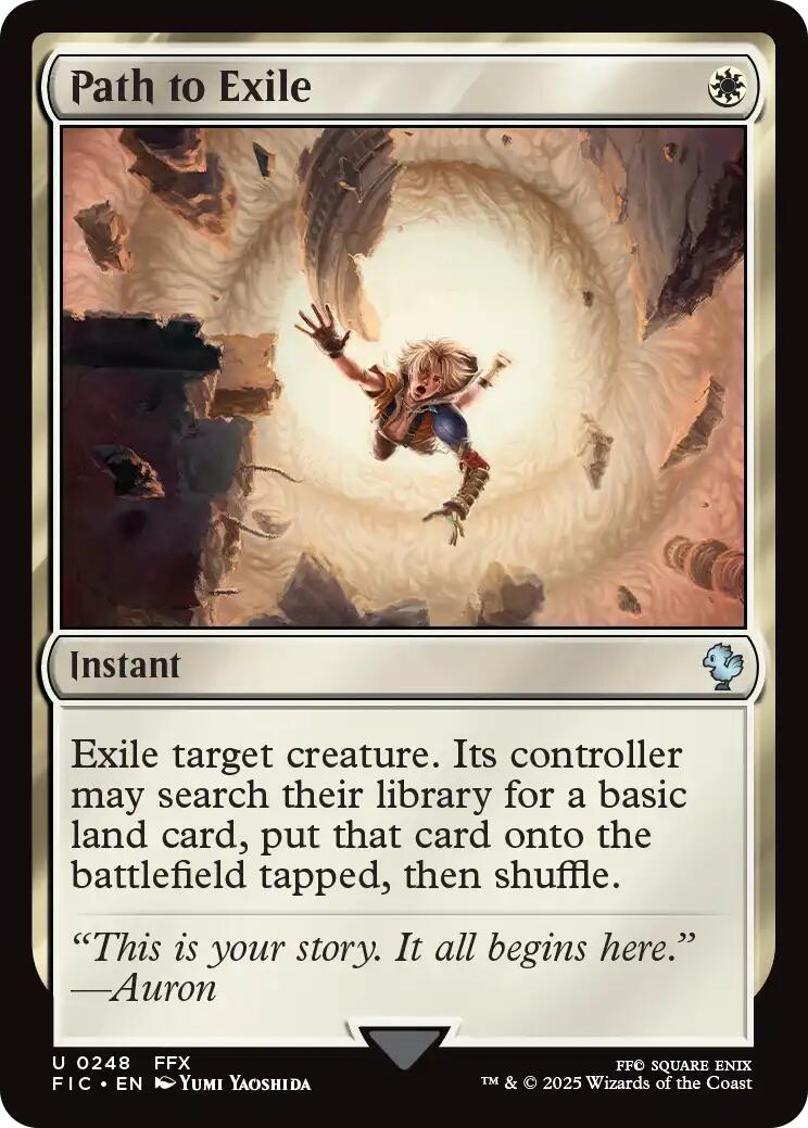 Path to Exile (Surge Foil) [FINAL FANTASY Commander] | Exor Games New Glasgow