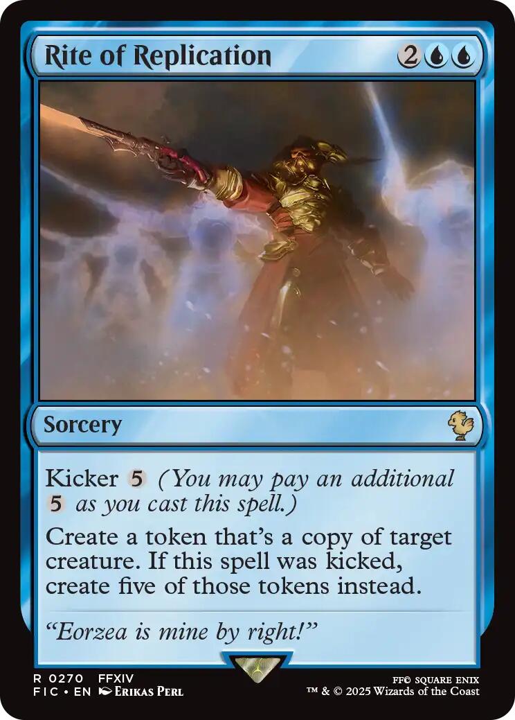 Rite of Replication (Surge Foil) [FINAL FANTASY Commander] | Exor Games New Glasgow