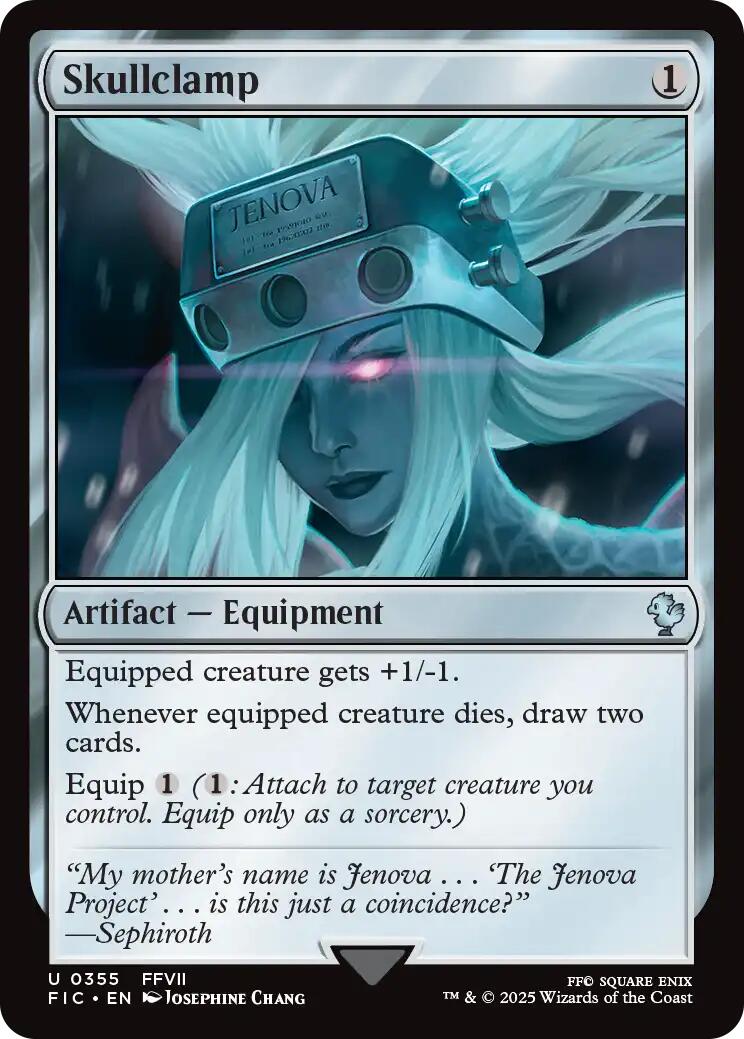 Skullclamp (Surge Foil) [FINAL FANTASY Commander] | Exor Games New Glasgow