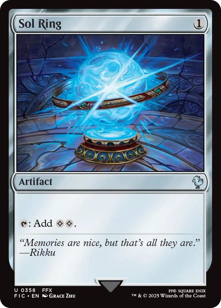 Sol Ring (0358) (Surge Foil) [FINAL FANTASY Commander] | Exor Games New Glasgow