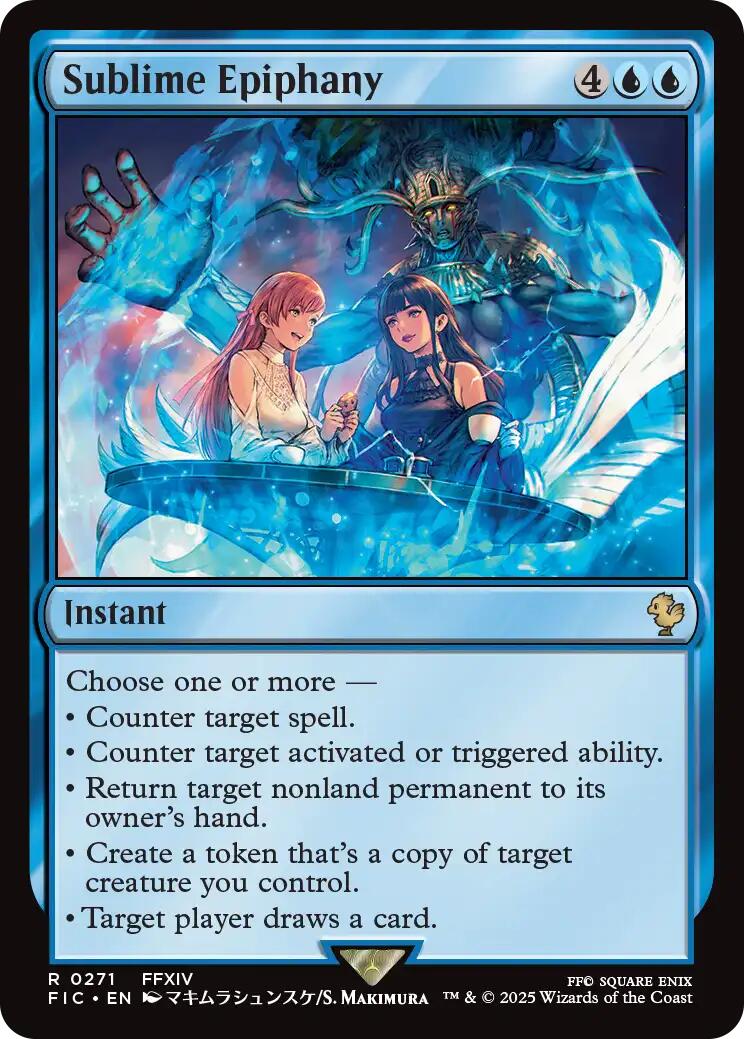 Sublime Epiphany (Surge Foil) [FINAL FANTASY Commander] | Exor Games New Glasgow